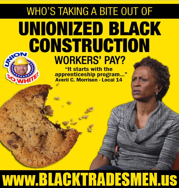 Black union construction workers earn less than white union members